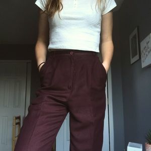 Vintage high waisted trousers